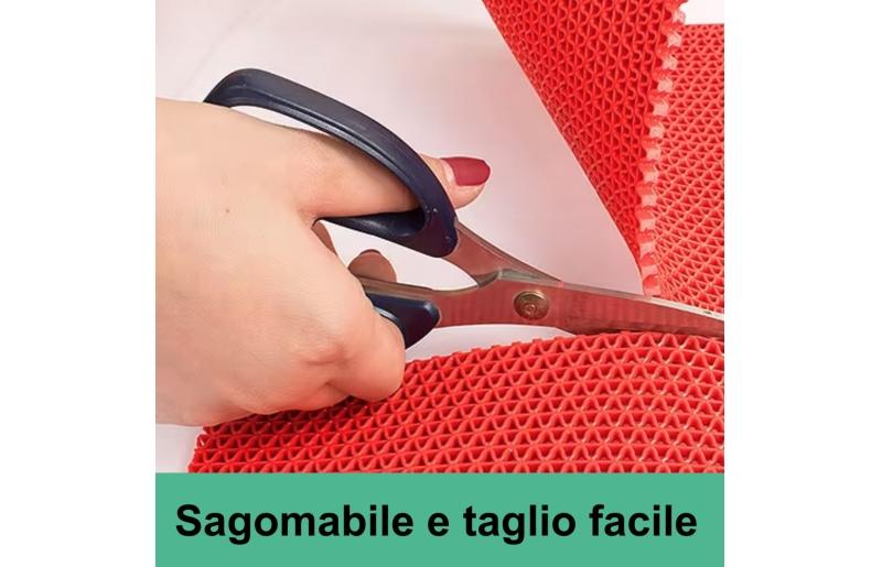 Tappetino Da Doccia MYOYAY Antiscivolo 300x90 Cm - PVC Spesso, A Drenaggio Rapido Per Bagno E Piscina
