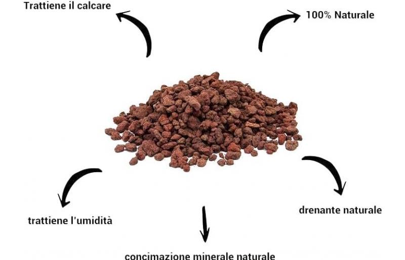 Kit Rinvaso Piante Clorophilla - Lapillo Vulcanico, Terriccio Con Humus, Perlite, Per Piante Da Interno E Tropicali